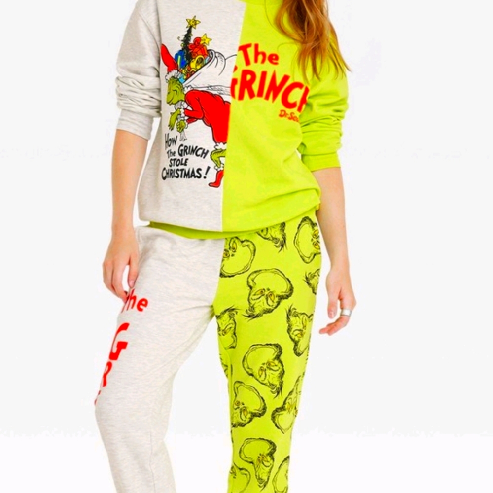 Grinch Colorblock Sweatsuit